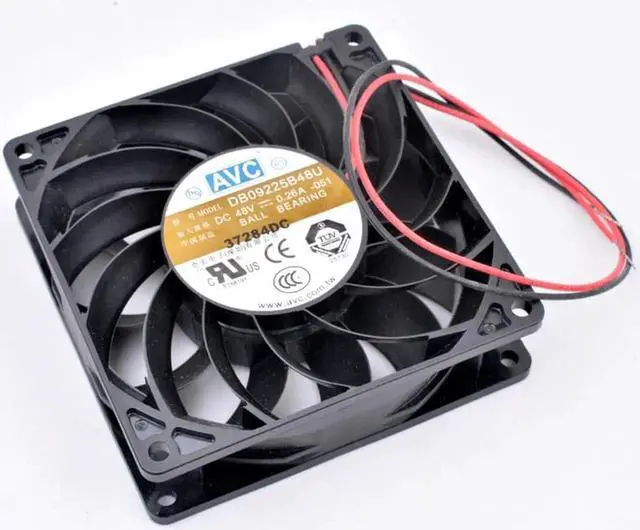 Alt view image 3 of 4 - DB09225B48U 9cm 92mm fan 92x92x25mm DC48V 0.26A Cooling fan for server inverter