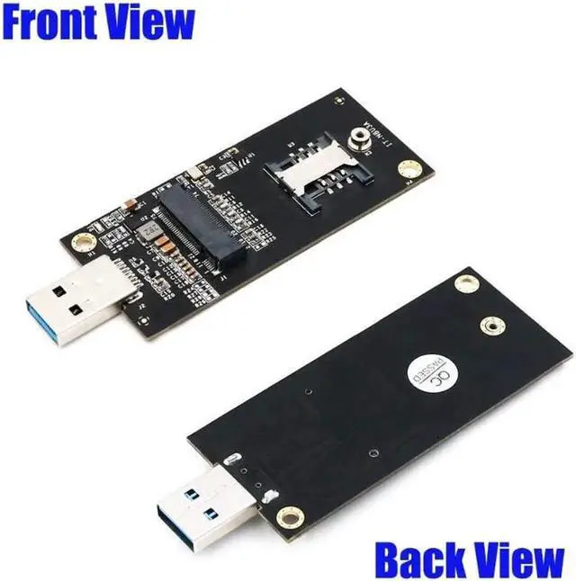 Main image of NGFF(M.2) Key B to USB 3.0 Adapter with SIM 6pin Slot for WWAN/LTE Module