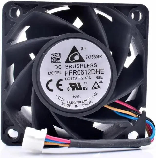 Main image of PFR0612DHE 6cm 6038 60mm 60x60x38mm 12V 2.40A server large air volume cooling fan