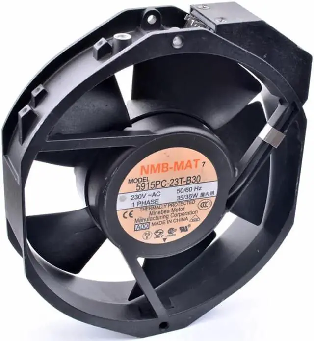 Alt view image 2 of 4 - 5915PC-23T-B30 172x150x38mm 230V 35W industrial cabinet metal axial cooling fan