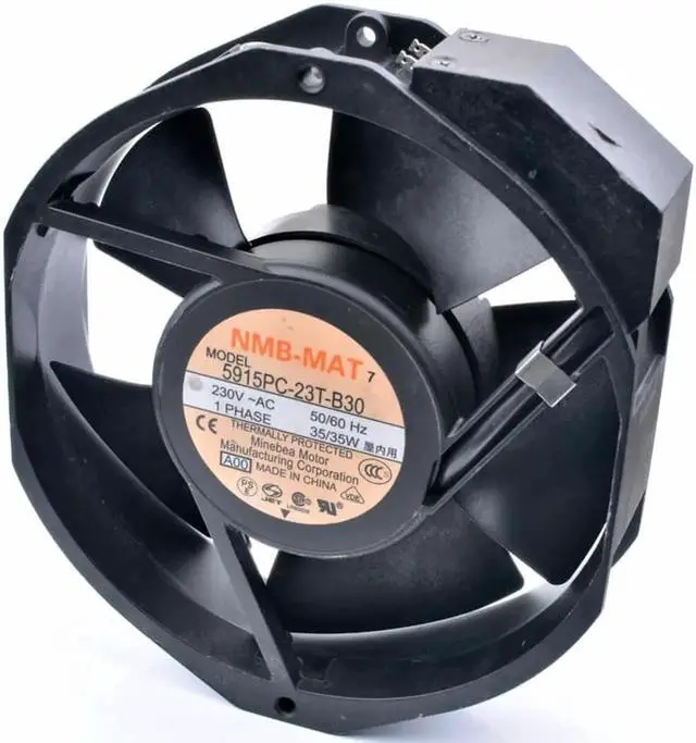 Alt view image 4 of 4 - 5915PC-23T-B30 172x150x38mm 230V 35W industrial cabinet metal axial cooling fan