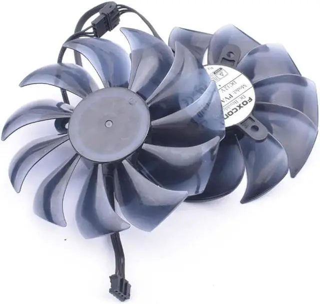 Alt view image 3 of 4 - PVA080E12R-P11 12V 0.50A 4 line graphics card cooling double fan