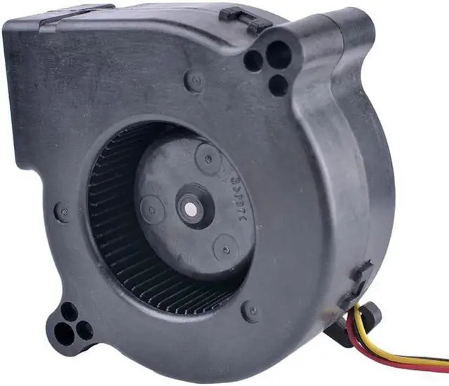 Alt view image 2 of 4 - D06F-12BS1 6025 6cm 60mm 12V 0.33A Double Ball Bearing High Volume Centrifugal Turbine Blower Fan