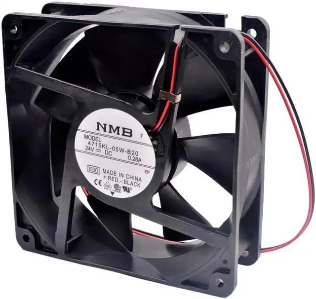 Alt view image 2 of 4 - 4715L-05W-B20 12cm 120mm 120x120x38mm DC24V 0.28A 2 lines Double ball low noise frequency converter cooling fan