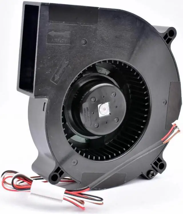 Alt view image 3 of 4 - BT1002-B044-P0L 100x105x25mm 100mm blower fan DC12V 0.70A 4 lines Turbocharged exhaust cooling fan for projector
