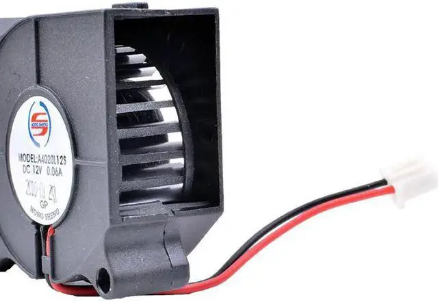 Alt view image 4 of 4 - A4020L12S DC 12V 0.06A 2-Pin Brushless Cooling Cooler Centrifugal Blower Fan 4020