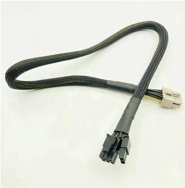 Alt view image 3 of 5 - Black Sleeved 8Pin PCI-E to 8(6+2)Pin Modular Power Supply Cables CPU Power Cable for OCZ ZT/ Great Wall 58CM 16AWG