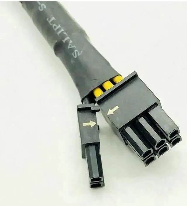 Alt view image 5 of 5 - Black Sleeved 8Pin PCI-E to 8(6+2)Pin Modular Power Supply Cables CPU Power Cable for OCZ ZT/ Great Wall 58CM 16AWG