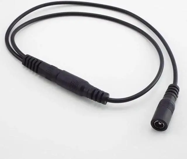 Alt view image 3 of 4 - JAENFONG 5.5mm*2.1mm 1 Female to 2 Male Way Connector DC Plug Power Splitter Cable for CCTV LED Strip Light Power Supply Adapter