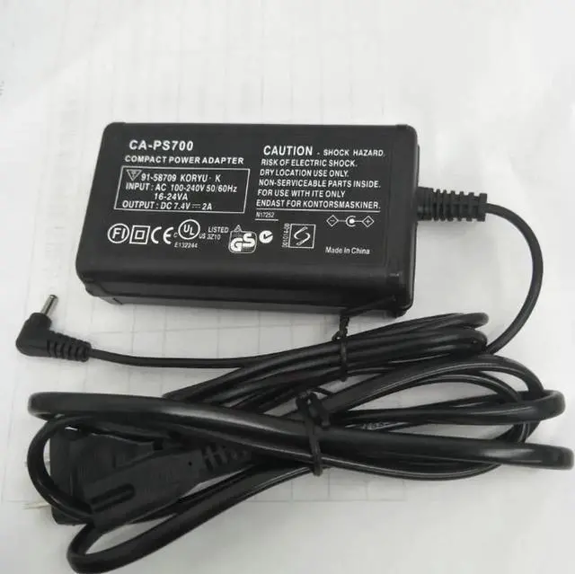 Alt view image 5 of 6 - for Canon 650D 550D 600D 700D SLR camera external power adapter charger