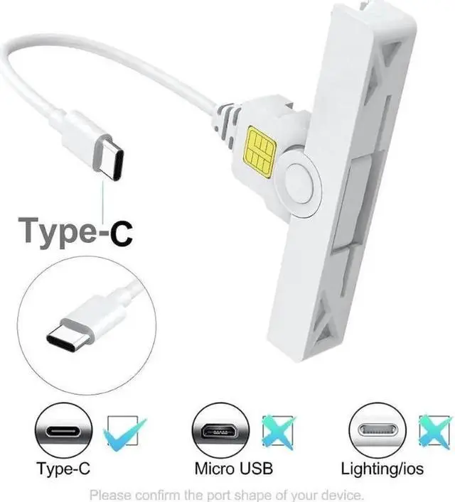 Alt view image 5 of 7 - USB Smartfold Type C CAC Reader, USB C DOD Military USB Common Access CAC Smart Card Reader and ID CAC Card Reader,Compatible with Mac Os, Windows,Linux(Mini Foldable and Portable Type C) New