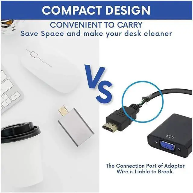 Alt view image 4 of 7 - Thunderbolt Compatible Adapter HDMI to Mini DisplayPort Connector for Apple MacBook Pro MacBook Air HDTV iMac Microsoft Surface