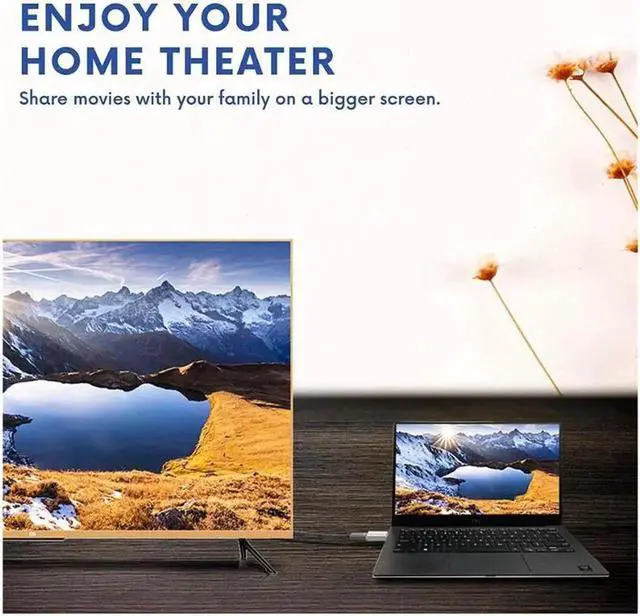 Alt view image 3 of 7 - Thunderbolt Compatible Adapter HDMI to Mini DisplayPort Connector for Apple MacBook Pro MacBook Air HDTV iMac Microsoft Surface