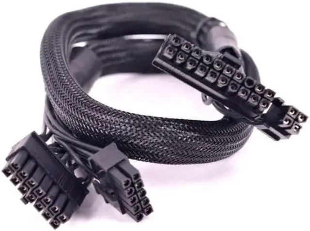 Alt view image 3 of 4 - 14pin +10pin to 24Pin ATX Power Supply Cable 20+4Pin with Sleevefor Corsair AXi Series AX1500i AX1200i AX860i AX760i Modular