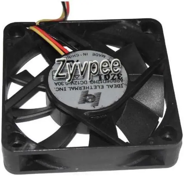 Alt view image 3 of 4 - IEI 60*13mm ABB06D12HG 12V 0.3A 3 wires 3 Pins cpu cooler,case fan