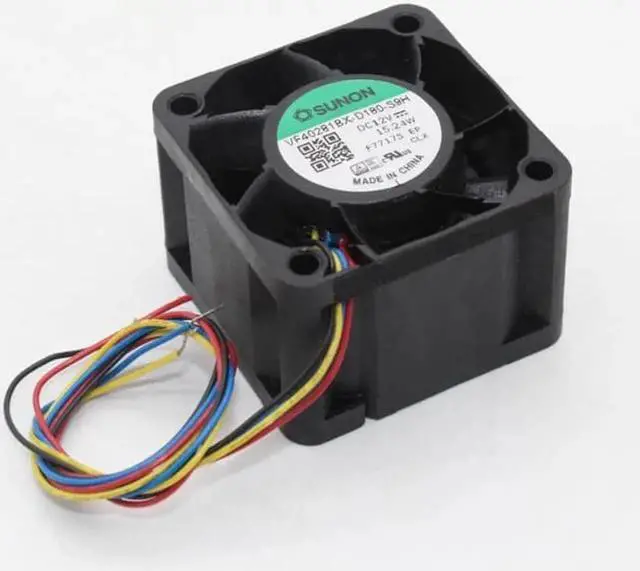Main image of 40mm Fan High Speed Air Flow CFM VF40281BX-D180-S9H For Sunon 4028 12V fan 40mm Max Airflow Rate Server cooling Fan