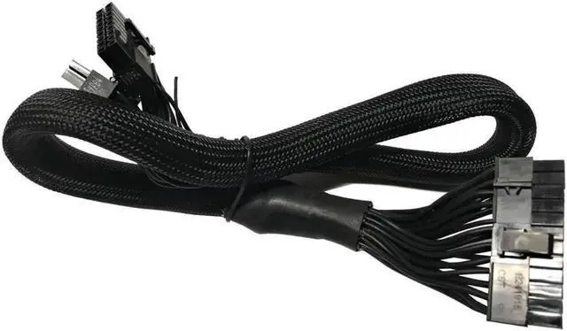 Main image of SMUGDESK 24" (24-Inch) ATX 24-Pin to 18-Pin + 10-Pin Extension Modular Power Supply Cable for Coolermaster V850, V700, V1000