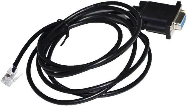 Main image of JAENFONG RS232 DB9 9-PIN TO RJ11 RJ12 6P4C ADAPTER SERIAL CABLE FOR DMKE J6 RS-232 PORT PARAMETER DEBUGGER CONSOLE CONTROLLER KABLE Cable length:3m