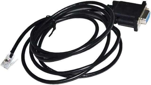 Alt view image 2 of 2 - JAENFONG RS232 DB9 9-PIN TO RJ11 RJ12 6P4C ADAPTER SERIAL CABLE FOR DMKE J6 RS-232 PORT PARAMETER DEBUGGER CONSOLE CONTROLLER KABLE Cable length:3m