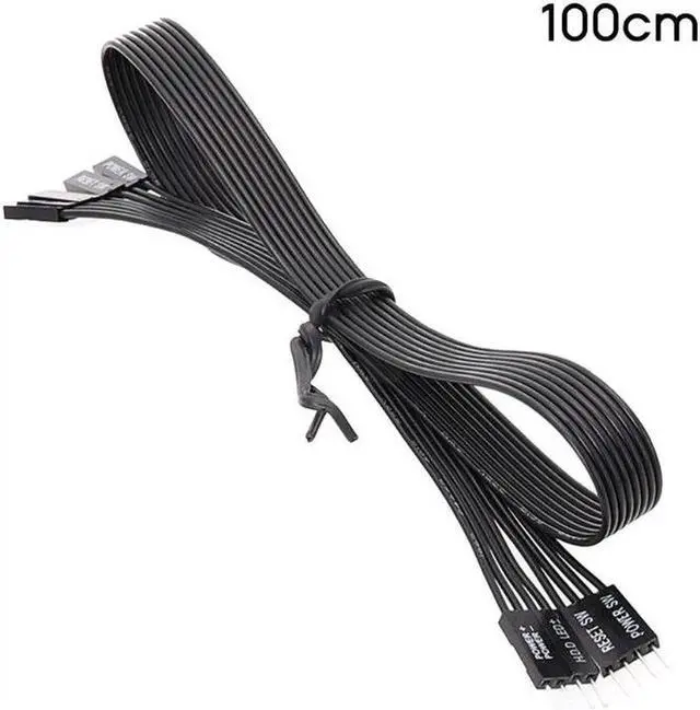 Main image of JAENFONG Power SW Extension Cable Mainboard Switch Hard Disk LED/PLED/Reset SW/Power SW Extender Line(100CM)