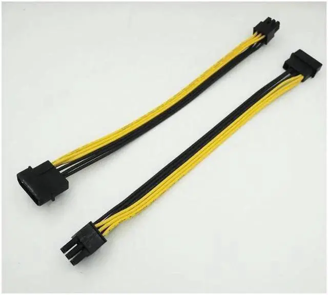 Alt view image 3 of 3 - 5-pack PCI-E 8-pin to 2x 6+2-pin Power Splitter Cable PCIE PCI Express 5X