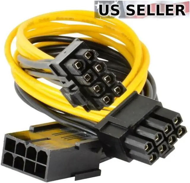 Alt view image 2 of 3 - 5-pack PCI-E 8-pin to 2x 6+2-pin Power Splitter Cable PCIE PCI Express 5X