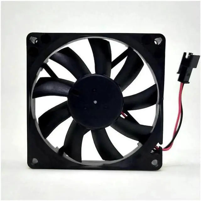 Alt view image 2 of 4 - cooling fan 80mm Delta 8015 DC 24V ultra thin mute fan AFB0824HB 8cm dual ball bearing case inverter fan SM-SR plug