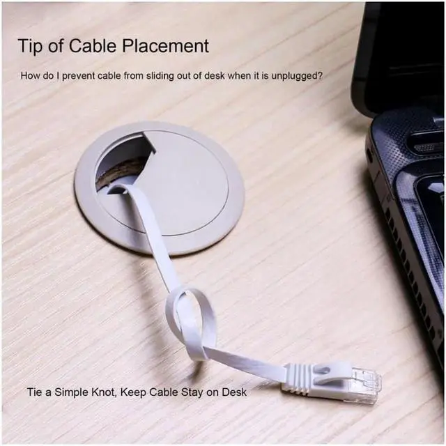 Alt view image 2 of 7 - Cat 6 Ethernet Cable - Flat Internet Network Cable - Cat6 Ethernet Patch Cable Short - Cat 6 Computer LAN Cable with Snagless RJ45 Connectors (10Ft-2pack-White)
