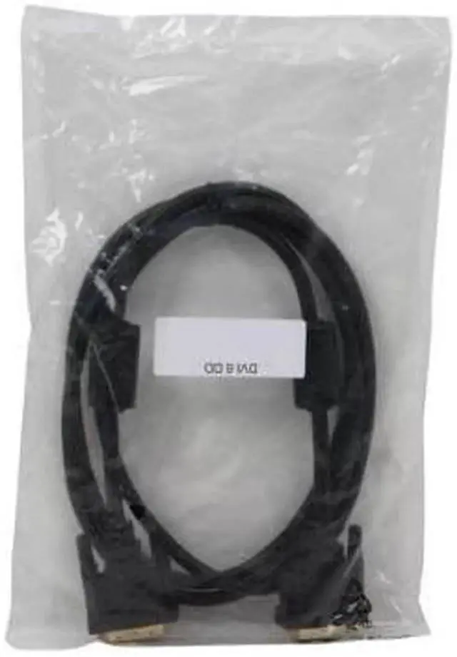 Alt view image 5 of 6 - Model DVI-DD-6FT Black 6 ft. M-M Premium DVI Digital Dual-Link with Ferrites M/M 6 feet - OEM