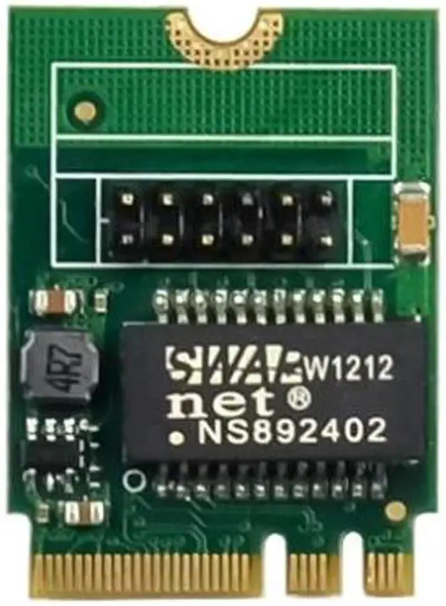 Alt view image 3 of 4 - Gigabit M.2 a+e key lan card RTL8111G chipset A+E Key port M.2 network card 1000mbps