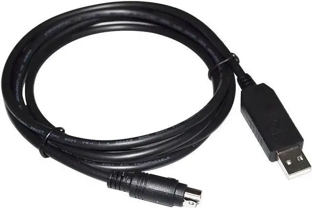 Alt view image 2 of 2 - JAENFONG FT232RL USB TO MINI DIN 8P MD8 PROGRAMMING CABLE FOR YAESU- RADIO DATA TUNER FT-100 FT-817 FT-857 FT-897 CT-62 CAT KABLE Cable length:(1.8M)
