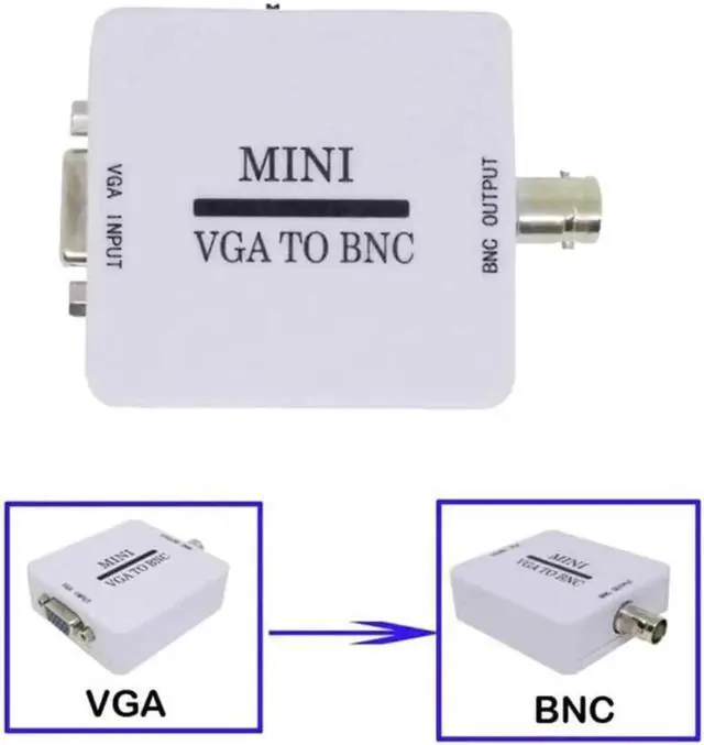 Alt view image 3 of 6 - Mintata2019 Mini VGA to BNC Converter HD 1080PSupport NTSC PAL Output Surveillance Video Converter Adapter