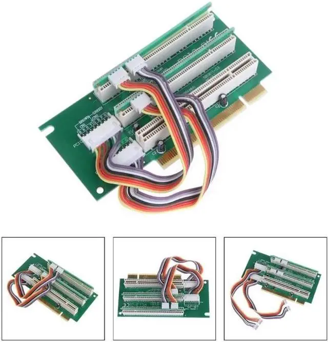 Alt view image 5 of 6 - JAENFONG PCI-E 4.0 X16 1 to 2 Expansion Card Gen4 Motherboard Split Card PCIe-Bifurcation X16 to X8X8 Adapter Replacement