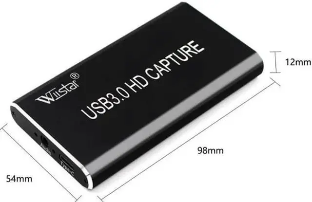 Alt view image 3 of 4 - USB Video Capture Card Grabber HD to Type-C/USB C/USB 3.0 1080P 60fps Game Adapter with HDMI Loop Output for Windows Linux Os X