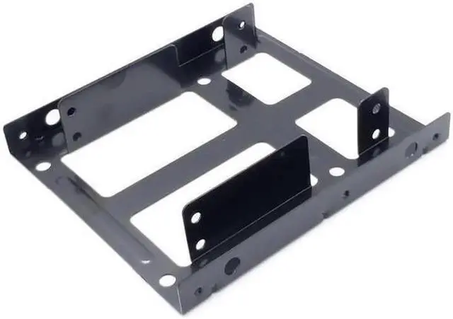 Alt view image 6 of 6 - 2.5" SSD / HDD Mounting Kit adapter for 3.5" Drive Bay ,3.5-Inch to 2*2.5-Inch Internal Hard Drive Mounting Kit with 2-port sata 15pin power cable (slide rails & HDD NOT included)