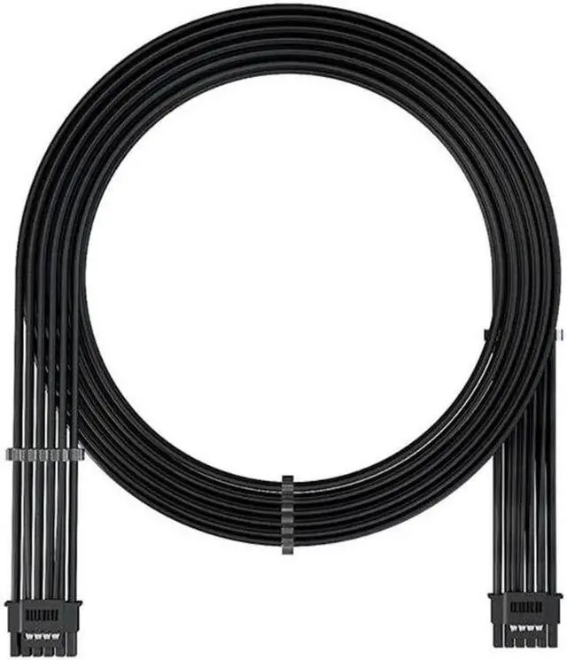 Alt view image 2 of 2 - JAENFONG GPU 16Pin to 16Pin (12+4pin ) Power Supply Cable PCIE5.0 For RTX4090Ti Video Card Graphics Card ATX3.0 Cable 16AWG 600W(Black)