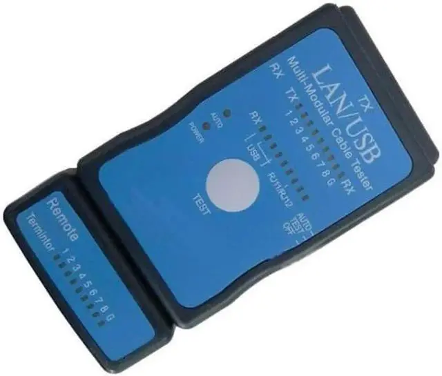 Main image of Multi-Modular RJ-45 RJ-11 Network LAN USB Cable Tester LAN USB Network RJ45 Cat5 RJ11