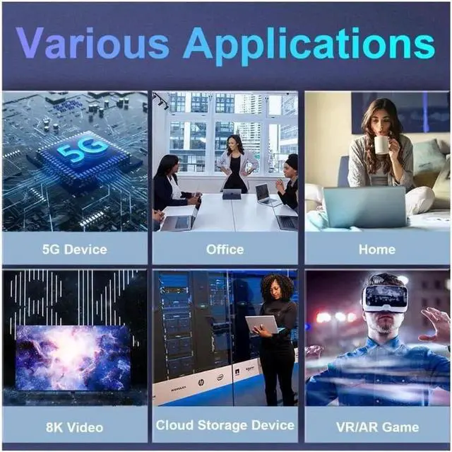 Alt view image 5 of 7 - (2 Pack)Cat 8 Ethernet Cable 6.6ft(2m) , Outdoor&Indoor, High Speed 26AWG Internet Cable 40Gbps 2000Mhz, Shielded Direct Burial RJ45 Network Cable,Weatherproof&UV Resistant Cable for Gaming/Router/Mod