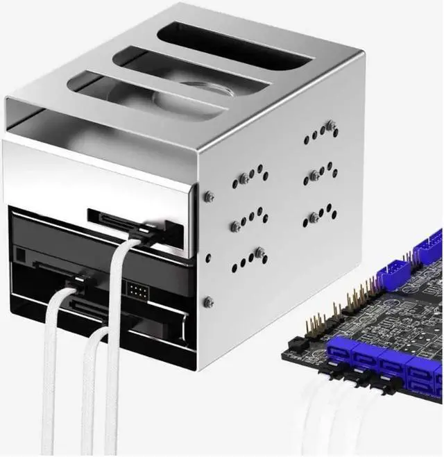 Alt view image 6 of 7 - 3PACK SATA Cable III 3 Pack 90 Degree Straight to Right Angle 6Gbps HDD SDD SATA Data Cable with Locking Latch 50cm 18 Inch for SATA HDD, SSD, CD Driver, CD Writer, White