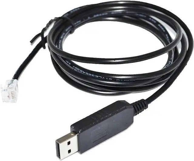 Main image of JAENFONG FT232RL CHIP USB TO UART TTL LEVEL RJ12 ADAPTER SERIAL CABLE FOR KONE AMD DRIVE 15 COMMUNICATION TOOL KM50037080 Cable length:(1.8M)