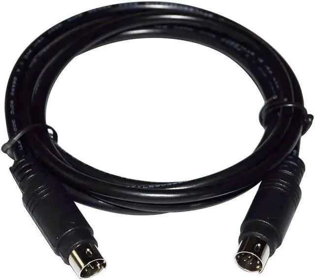 Alt view image 2 of 2 - JAENFONG MINI DIN 8 PIN MD8 TO MD8 8-PIN MALE ADAPTER COMMUNICATION DATA CABLE FOR ANASONIC RAMSA WR-DA7 TO MODEM MAC MACINTOSH COMPUTER Cable length:5M