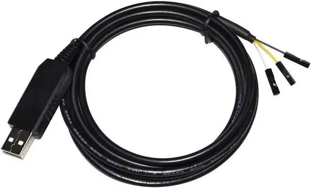 Main image of JAENFONG FT232RL USB UART TTL 3V3 TO 3P 3x0.1" Single Pole Connectors TTL-232R-RPi Debug Cable for Raspberry Pi with Txd Rxd (TTL 3.3V) Cable length:3m