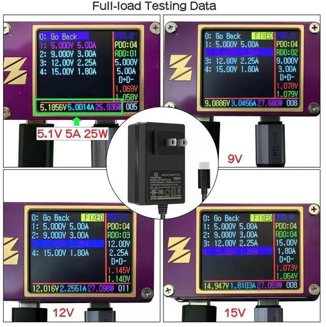 Alt view image 5 of 5 - 27W Power Supply for Raspberry Pi 5, PD Adapter USB C Power Adapter for Raspberry Pi 5 8GB 4GB