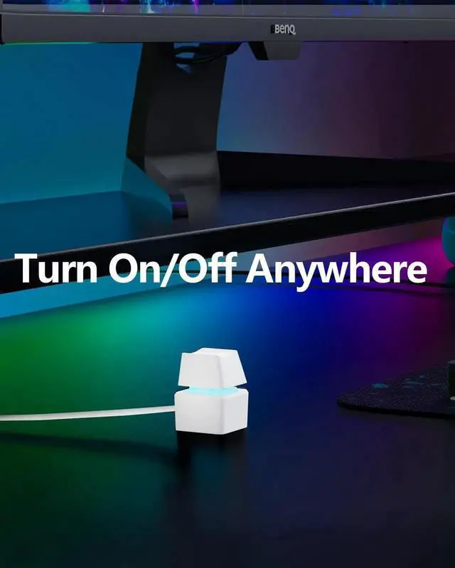 Alt view image 2 of 7 - Desktop Computer Power Switch Power Supply Control Adapter Cable 65 inch External PC Power Button ATX Desktop Computer Case Motherboard Switch On Off Power SW Cables White