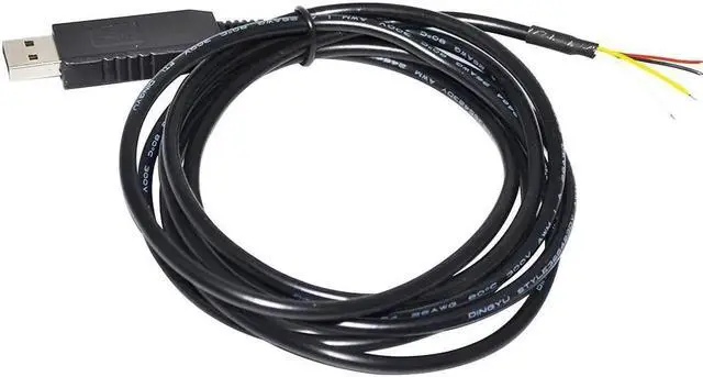 Main image of JAENFONG FT232RL CHIP USB TO 4PIN 4P WE WIRE END OPEN RS232 SERIAL CONVERTER CABLE COMPATIBLE WITH USB-RS232-WE-1800-BT (FT232RL chip) Cable length:(3M)