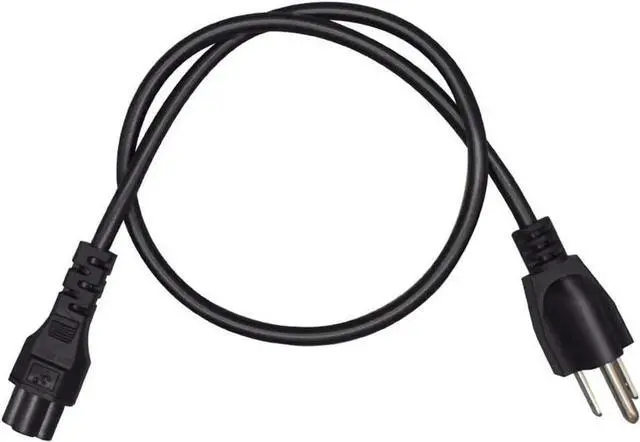 Alt view image 5 of 5 - 1FT C5 Connector Female to Male 3 Prong AC Power Cord Computer Power Extension Cable 0.75mm 2Pin Power Plug Cord (C5 to 5-15P)