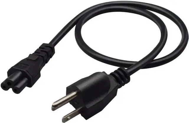 Alt view image 2 of 5 - 1FT C5 Connector Female to Male 3 Prong AC Power Cord Computer Power Extension Cable 0.75mm 2Pin Power Plug Cord (C5 to 5-15P)