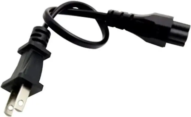 Alt view image 2 of 4 - 1FT C5 Connector Female to Male 3 Prong AC Power Cord Computer Power Extension Cable 0.75mm 2Pin Power Plug Cord (C5 to 1-15P)