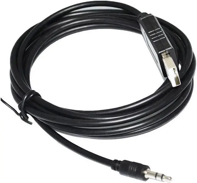 Alt view image 2 of 2 - JAENFONG FT232RL USB RS232 TO TRS 3.5MM 3P AUDIO JACK AJ PLUG ADAPTER SERIAL COMMUNICATION CABLE FOR CENTER 304/309 DATALOGGER TO PC Cable length:(3.6m)