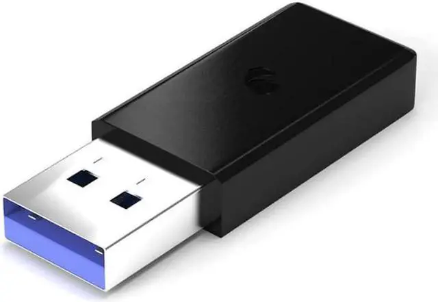 Main image of USB C adapter 3.0 Male to USB 3.1, Type C Female to usb Male Adapter Port for Laptop Phone Black 1Pack